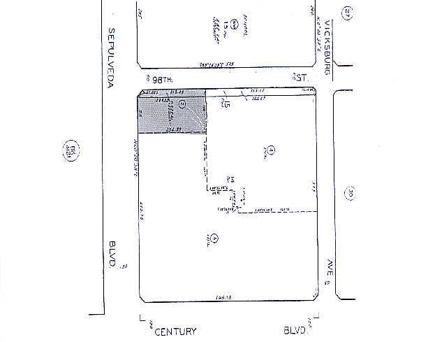 9800 S Sepulveda Blvd, Los Angeles, CA for sale - Plat Map - Image 1 of 1