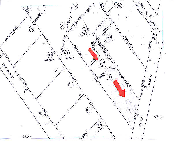 611-619 85th Ave, Oakland, CA à vendre - Plan cadastral - Image 2 de 8
