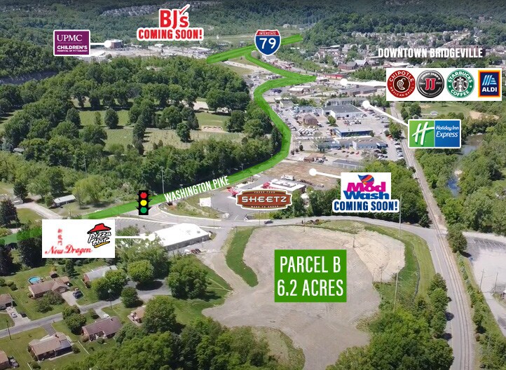 3117 Washington Pike, Bridgeville, PA à vendre Photo du bâtiment- Image 1 de 10