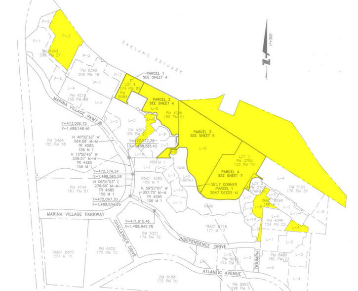 1050 Marina Village Pky, Alameda, CA à vendre - Plan cadastral - Image 1 de 1