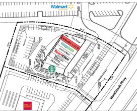 9955 Woodlands Pky, The Woodlands, TX à louer Plan de site- Image 1 de 1