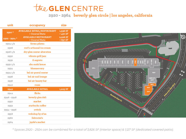 2920-2964 N Beverly Glen Cir, Los Angeles, CA for lease - Site Plan - Image 3 of 7