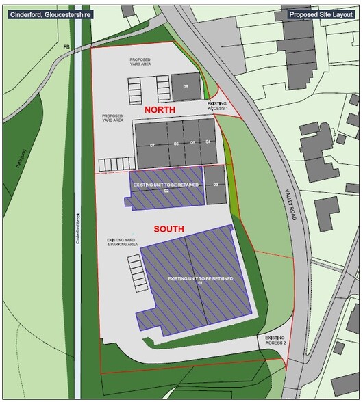 Valley Rd, Cinderford à louer - Plan de site - Image 1 de 2