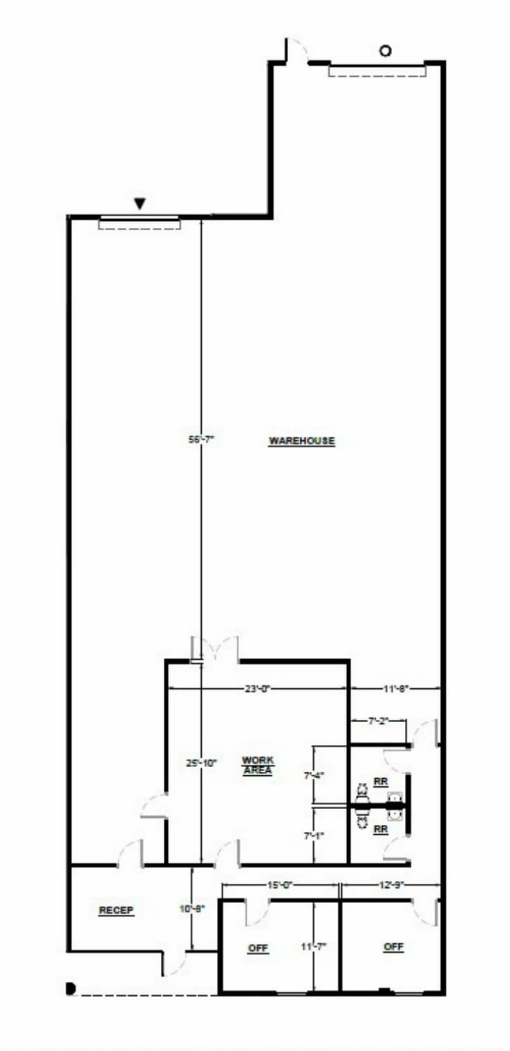 2286-2298 Tripaldi Way, Hayward, CA à louer Plan d’étage- Image 1 de 1