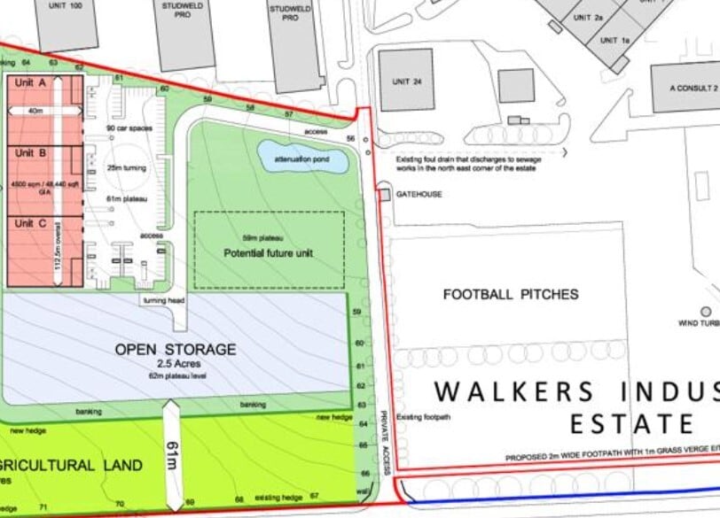 Ollerton Rd, Tuxford for lease - Aerial - Image 3 of 5