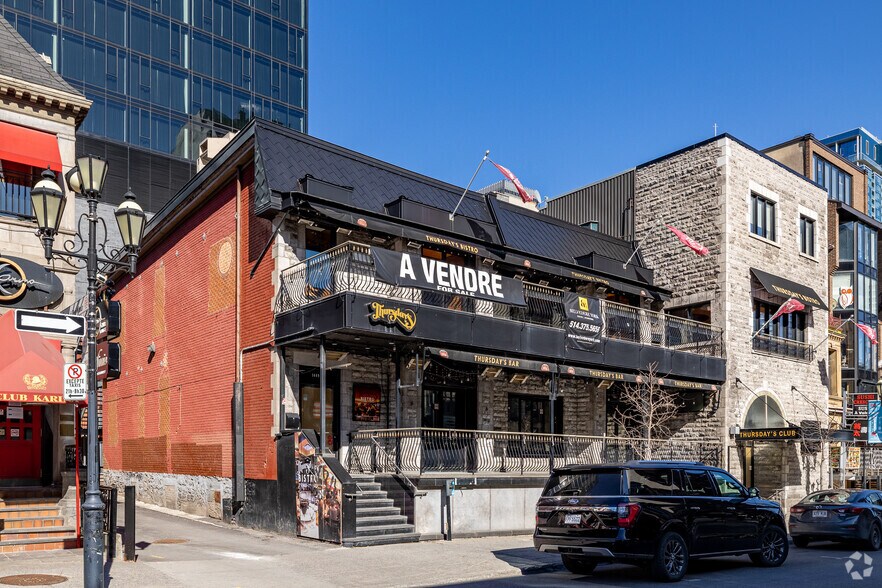 1441-1449 Rue Crescent, Montréal, QC à louer - Photo du bâtiment - Image 3 de 8