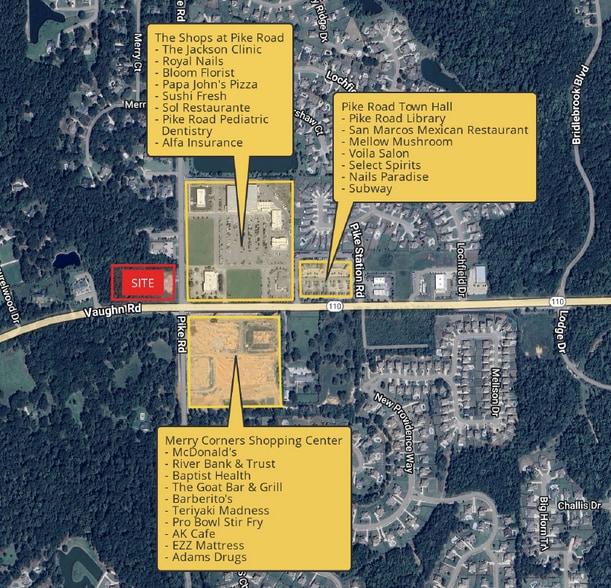 1316 Old Pike Rd, Pike Road, AL for sale - Aerial - Image 2 of 2