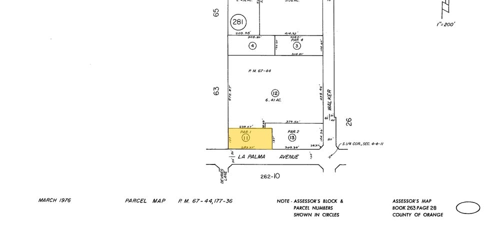 5451 La Palma Ave, La Palma, CA for lease - Plat Map - Image 2 of 6