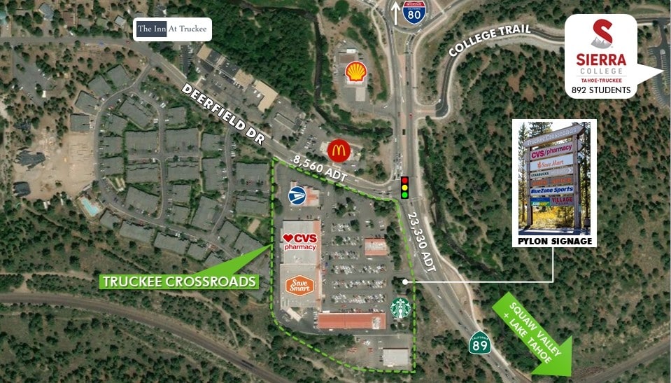 11359-11411 Deerfield Dr, Truckee, CA for lease - Aerial - Image 2 of 10