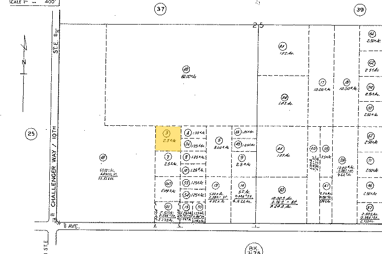 0 VAC/VIV 10 STE/AVE E12, Lancaster, CA for sale - Plat Map - Image 1 of 1