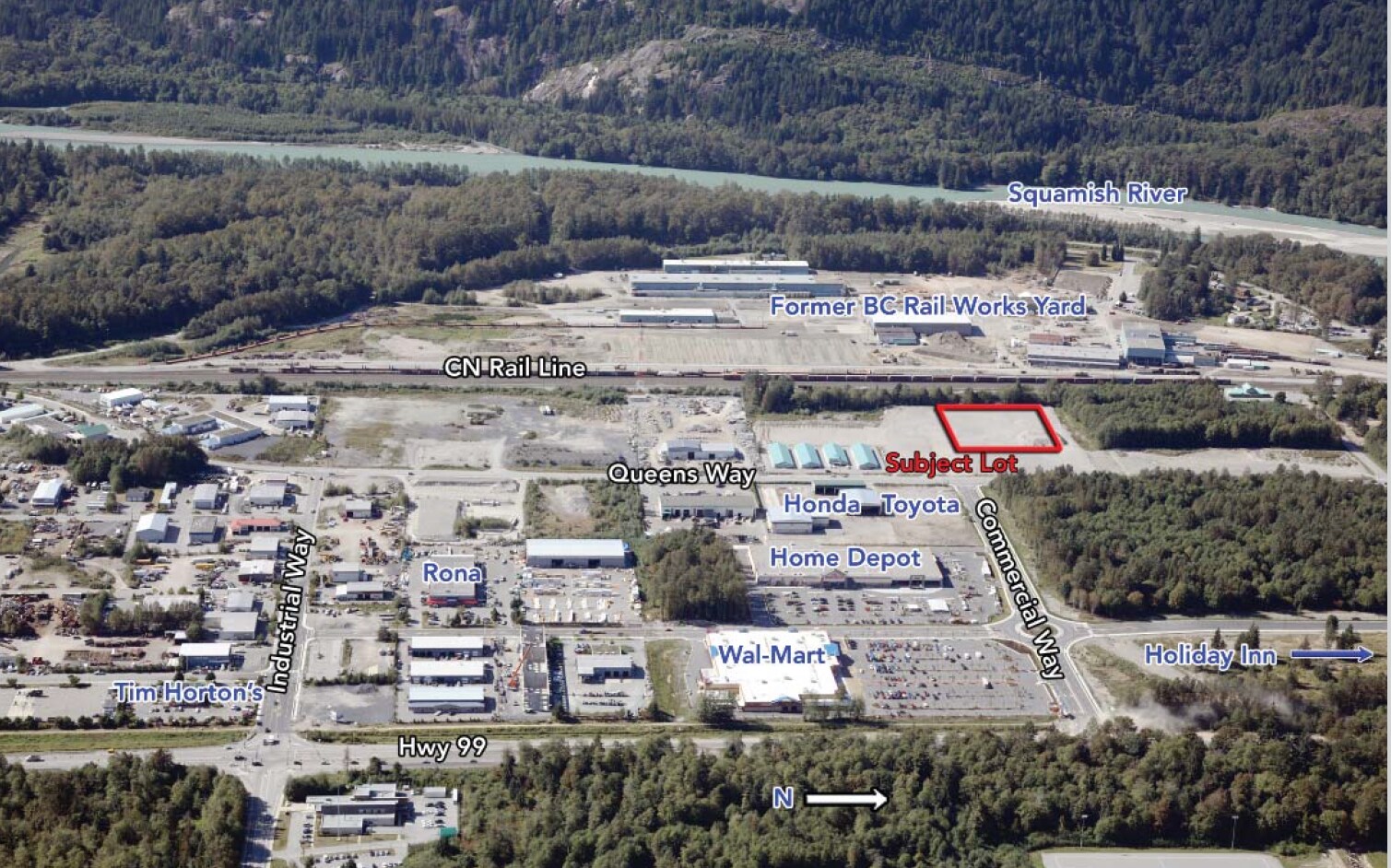 1091 Commercial Way, Squamish, BC à vendre Aérien- Image 1 de 1