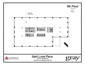 200 N Broadway, Saint Louis, MO for lease Floor Plan- Image 1 of 6