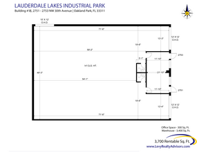 2696 NW 31st Ave, Lauderdale Lakes, FL à louer Plan d  tage- Image 2 de 2