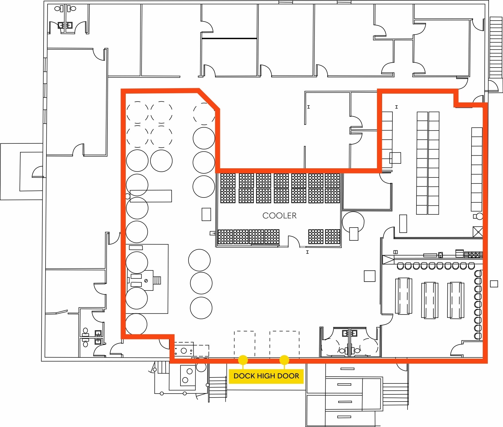206 Broadway St, Durham, NC for lease Floor Plan- Image 1 of 6