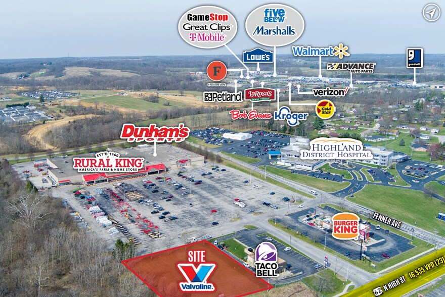 1225 N High St, Hillsboro, OH for sale - Building Photo - Image 2 of 3