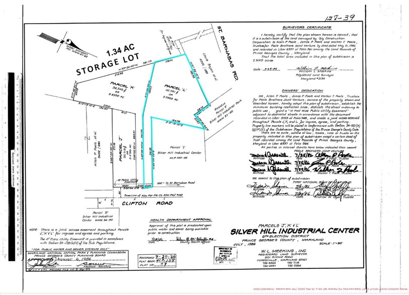 4743 Clifton Rd, Temple Hills, MD à vendre - Plan cadastral - Image 2 de 9