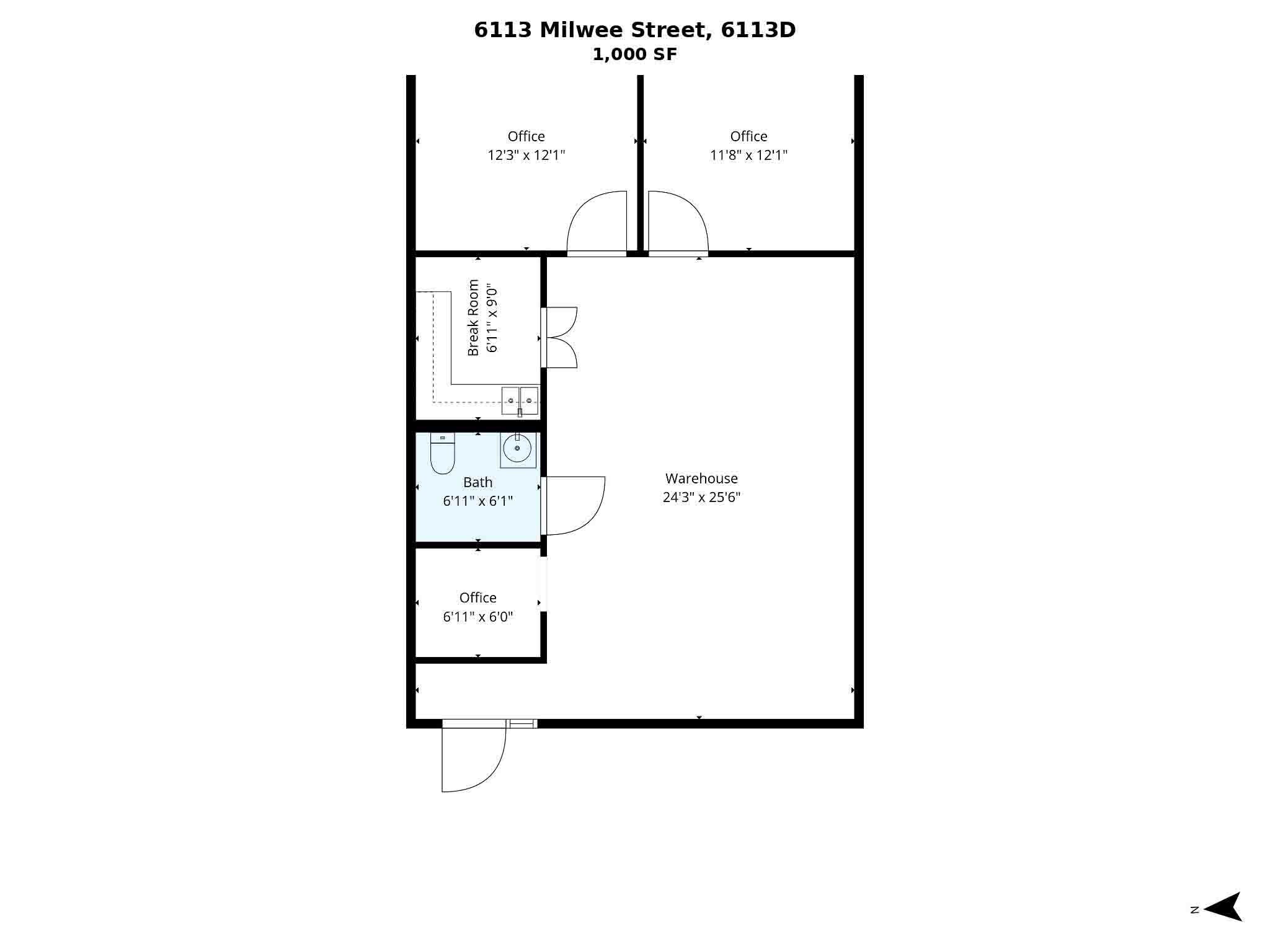 6111 Milwee St, Houston, TX à louer Photo intérieure- Image 1 de 1