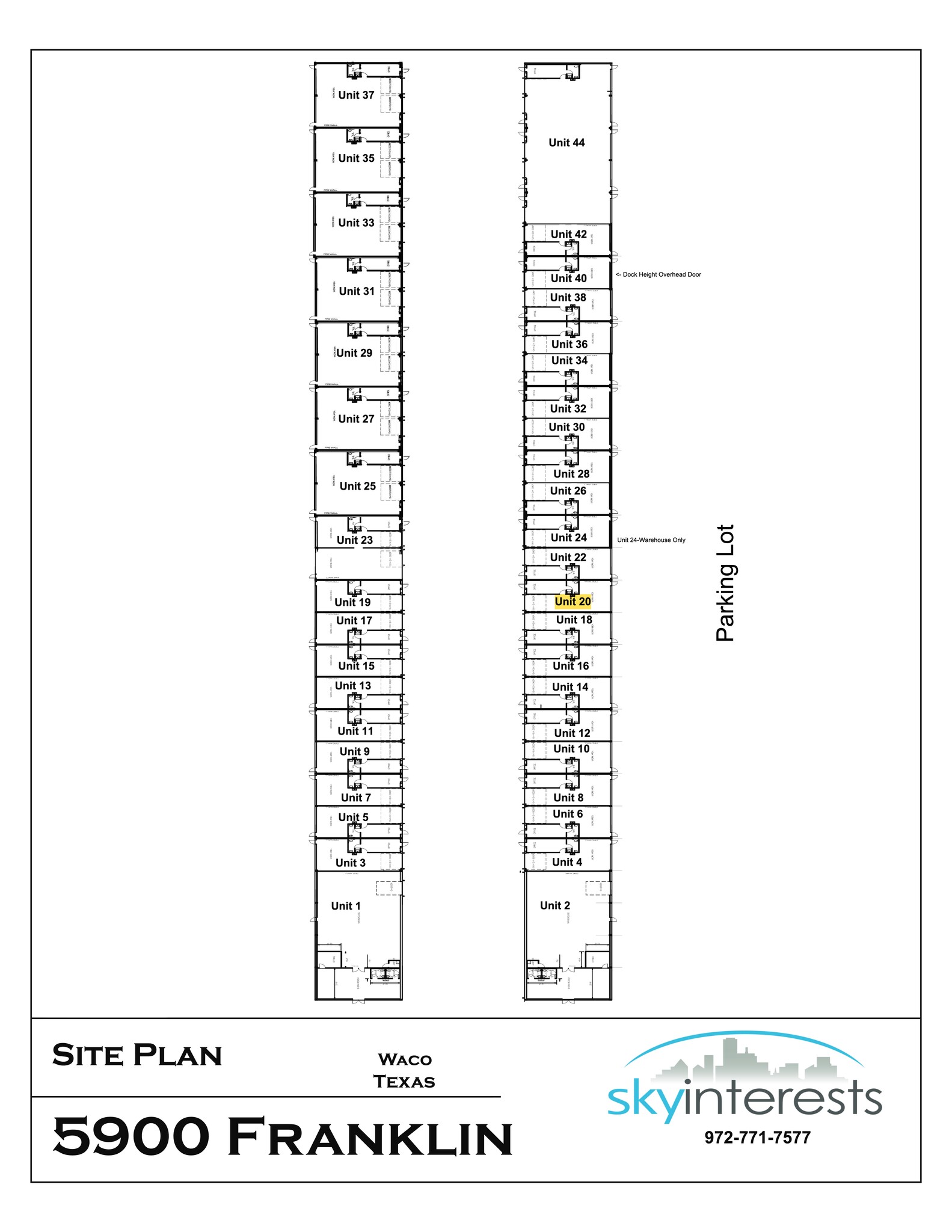 5900 Franklin Ave, Waco, TX for lease Site Plan- Image 1 of 1