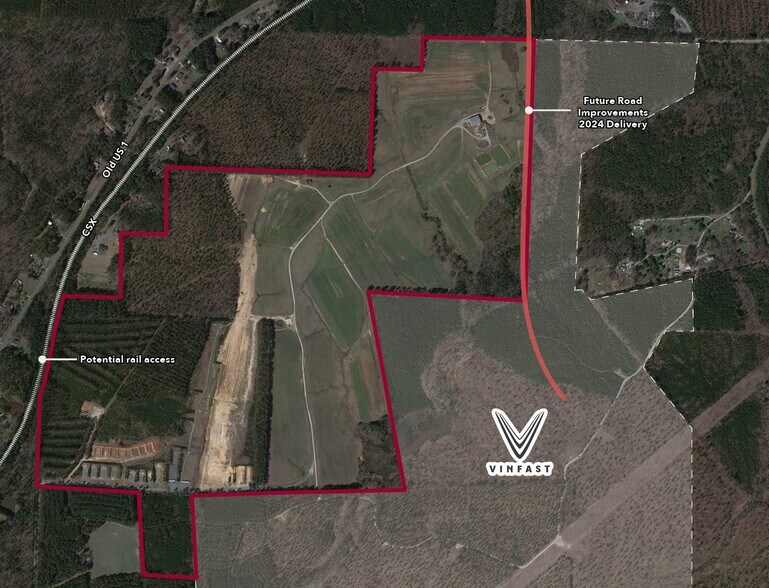 960 Christian Chapel Church, New Hill, NC à vendre - Aérien - Image 2 de 2