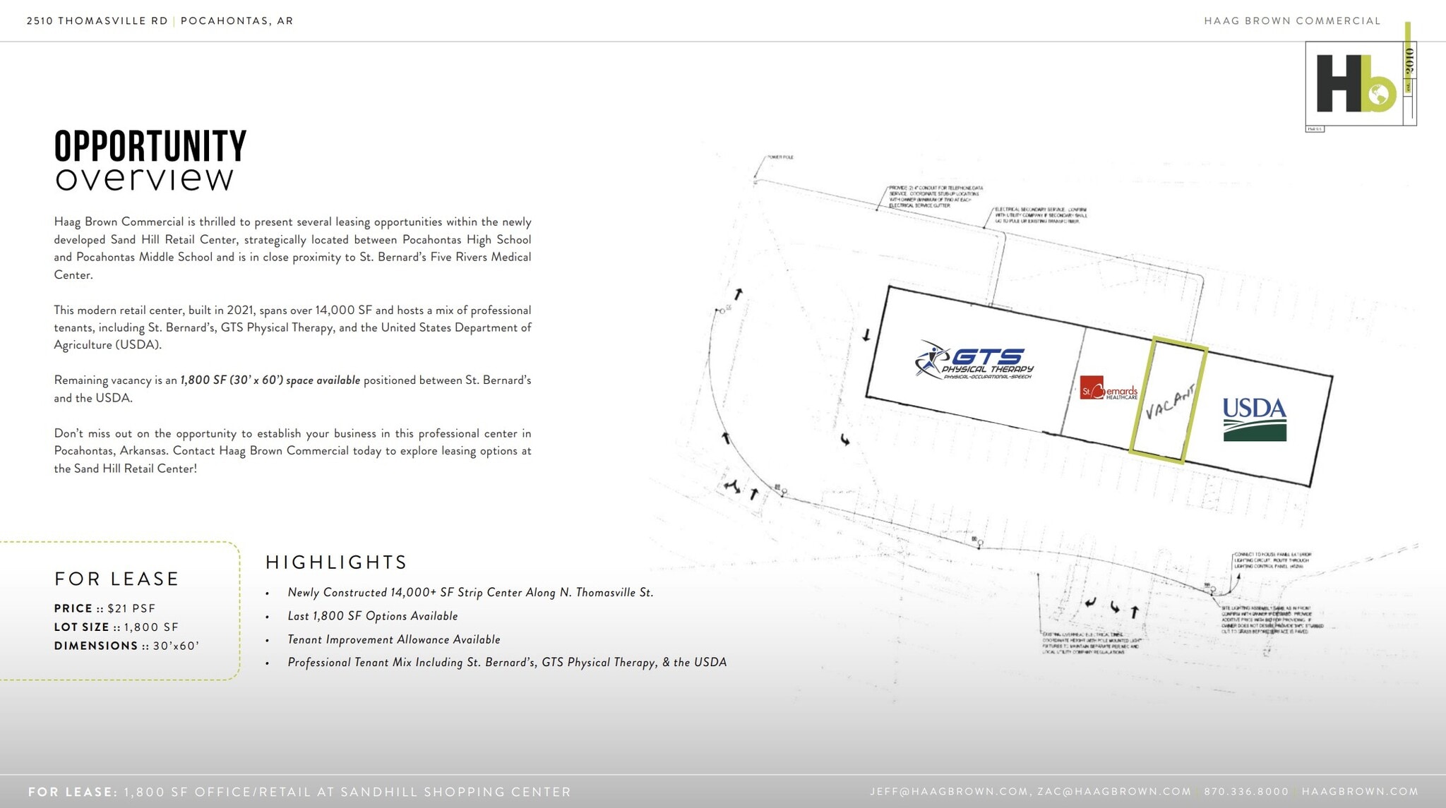 2510 Thomasville Rd, Pocahontas, AR for lease Interior Photo- Image 1 of 2