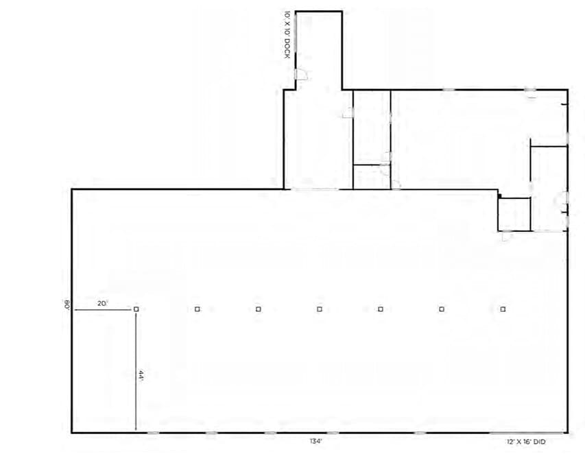 5446-5454 Dunham Rd, Maple Heights, OH à louer Plan d’étage- Image 1 de 1