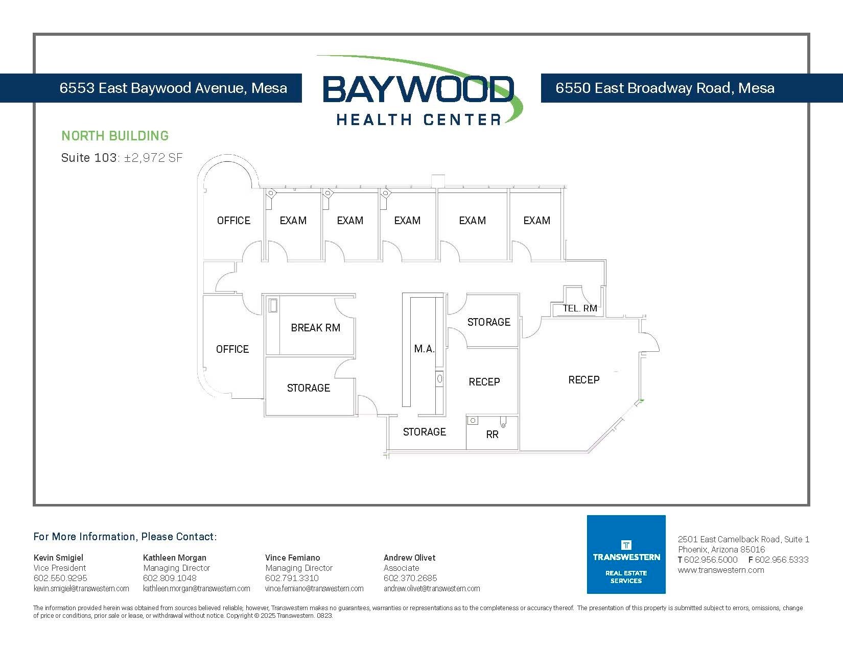 6553 E Baywood Ave, Mesa, AZ for lease Floor Plan- Image 1 of 1