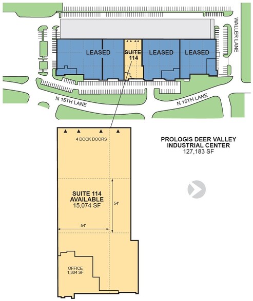 21430 N 15th Ln, Phoenix, AZ à louer - Plan de site - Image 2 de 3