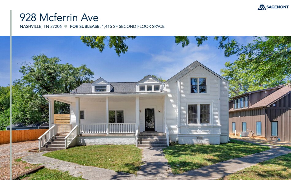 928 Mcferrin Ave, Nashville, TN à louer - Photo du bâtiment - Image 2 de 10