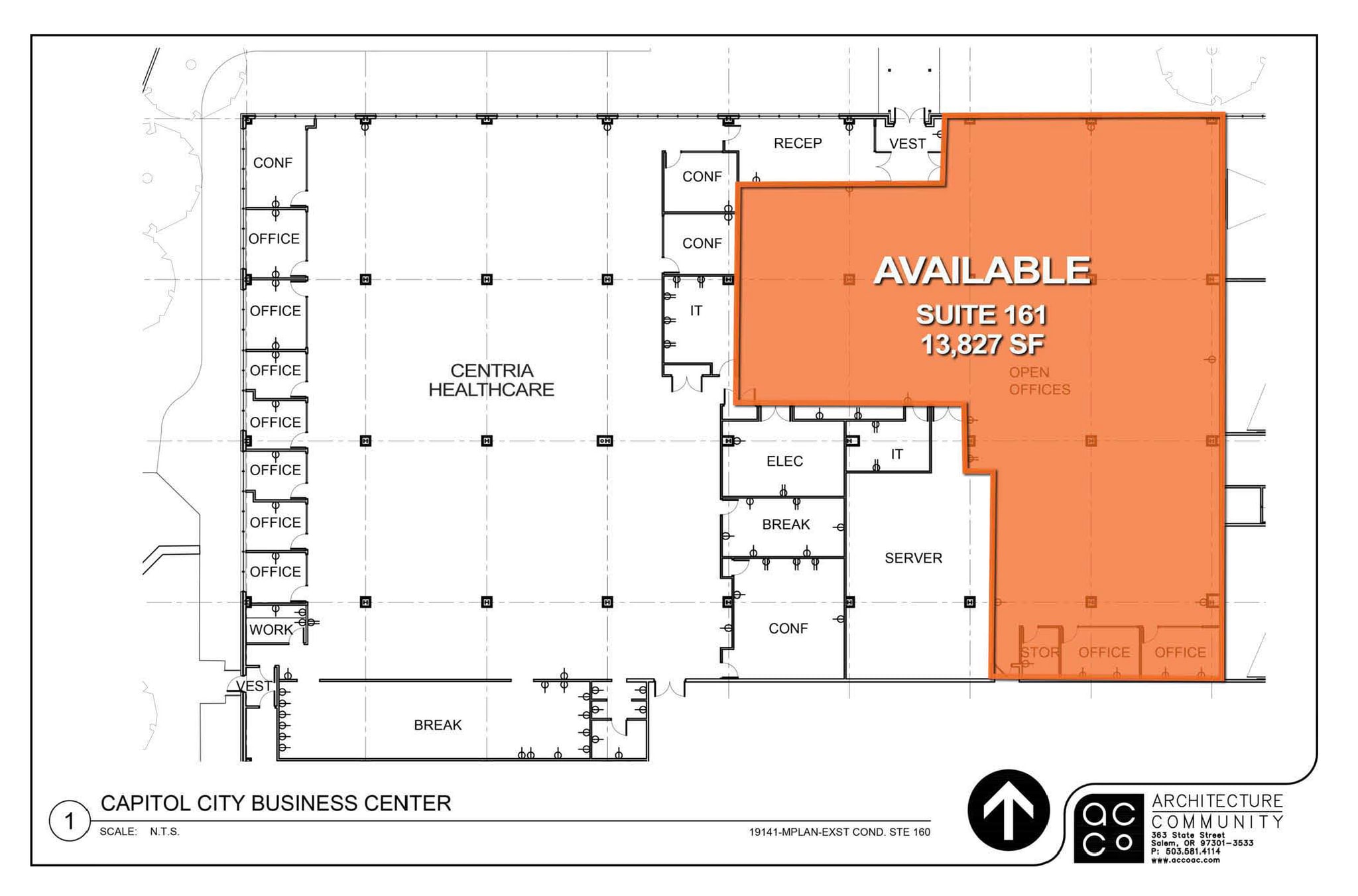 4600 25th Ave NE, Salem, OR for lease Floor Plan- Image 1 of 2