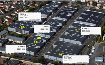 157 Avenue Charles Floquet, Le Blanc-Mesnil, SSD - Aerial  map view