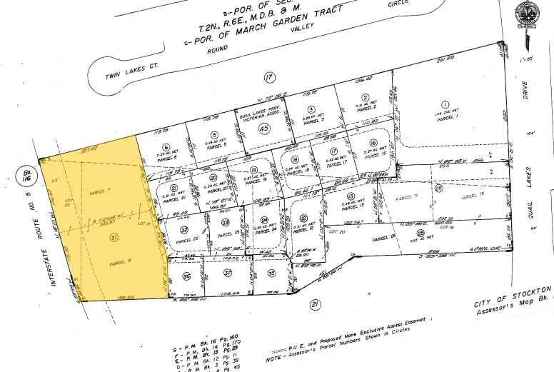 4643 Quail Lakes Dr, Stockton, CA for lease - Plat Map - Image 3 of 4