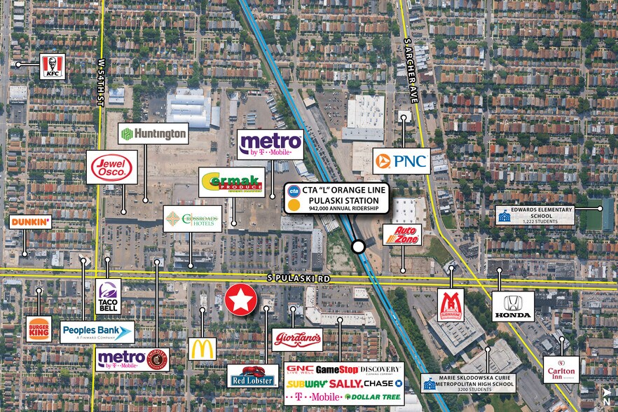 5231 S Pulaski Rd, Chicago, IL à vendre - Photo du bâtiment - Image 2 de 5