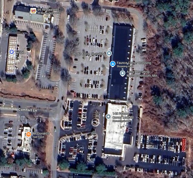 145 Faunce Corner Rd, Dartmouth, MA à louer - Aérien - Image 2 de 9