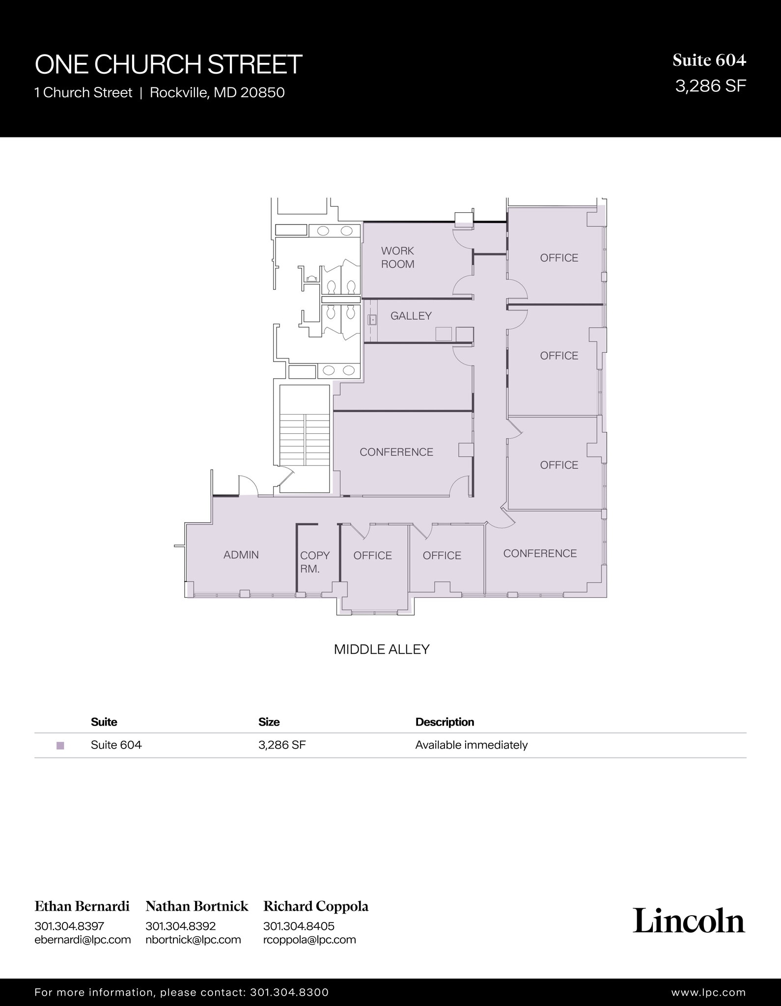 1 Church St, Rockville, MD for lease Floor Plan- Image 1 of 1