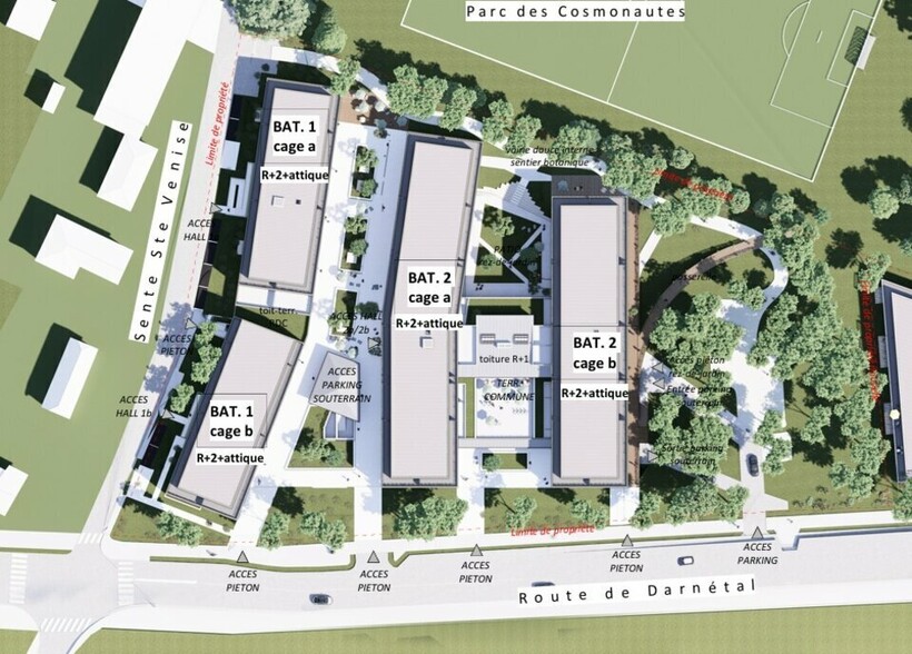 Retail in Bois-Guillaume for lease - Building Photo - Image 2 of 3
