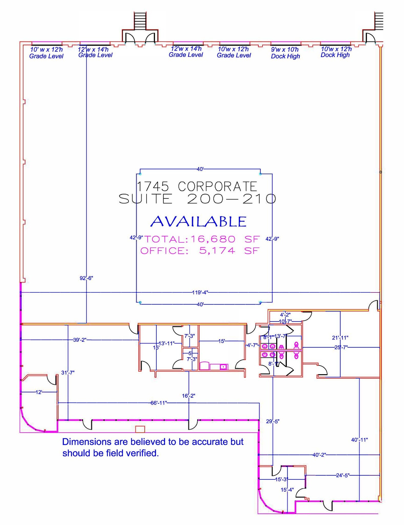 1725 Corporate Dr, Norcross, GA for lease Floor Plan- Image 1 of 1