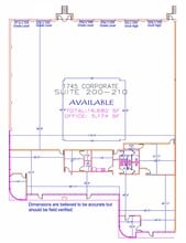 1725 Corporate Dr, Norcross, GA for lease Floor Plan- Image 1 of 1