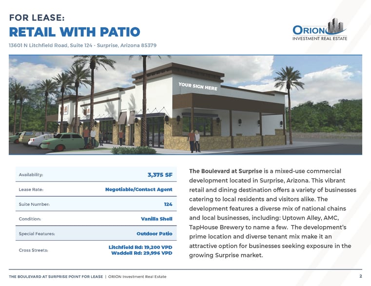 13681 W Waddell Rd, Surprise, AZ for lease - Building Photo - Image 3 of 24