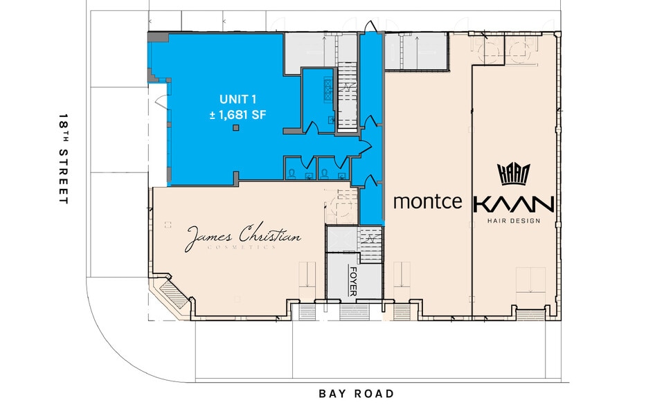 1800 Bay Rd, Miami Beach, FL à louer - Plan de site - Image 1 de 2