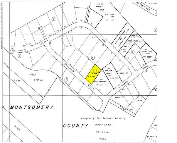 7901-7953 Queenair Dr, Gaithersburg, MD à louer - Plan cadastral - Image 3 de 15