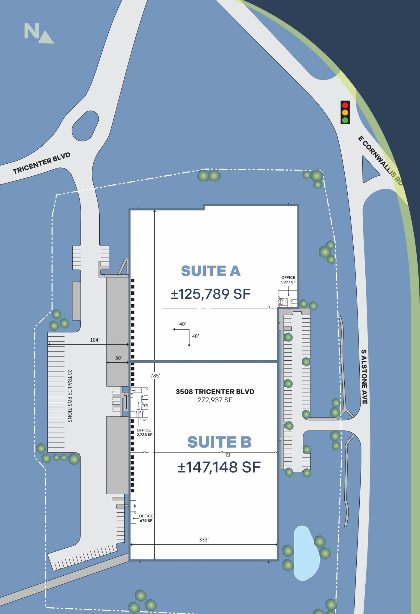 3508 Tricenter Blvd, Durham, NC for sale Floor Plan- Image 1 of 2