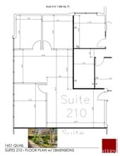 1451 Quail St, Newport Beach, CA à louer Plan d’étage- Image 1 de 1