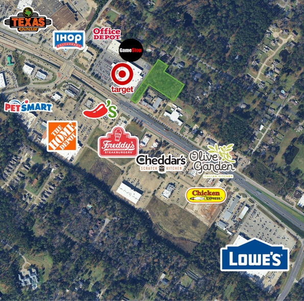 Off Loop 287 South Medford Drive, Lufkin, TX for sale - Aerial - Image 2 of 21