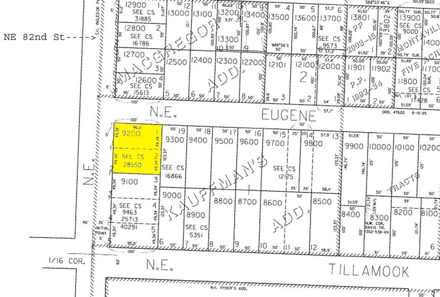 2150 NE 82nd Ave, Portland, OR for lease - Plat Map - Image 2 of 19