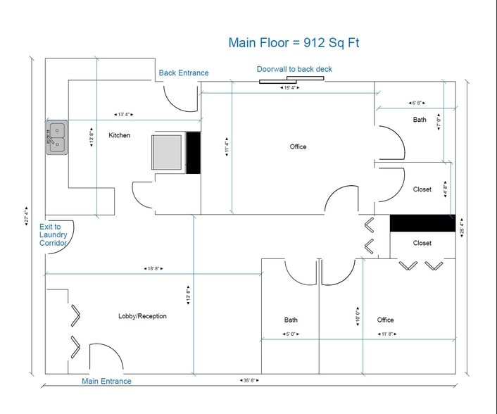 7878 M36 M36, Hamburg Township, MI for lease - Floor Plan - Image 3 of 4