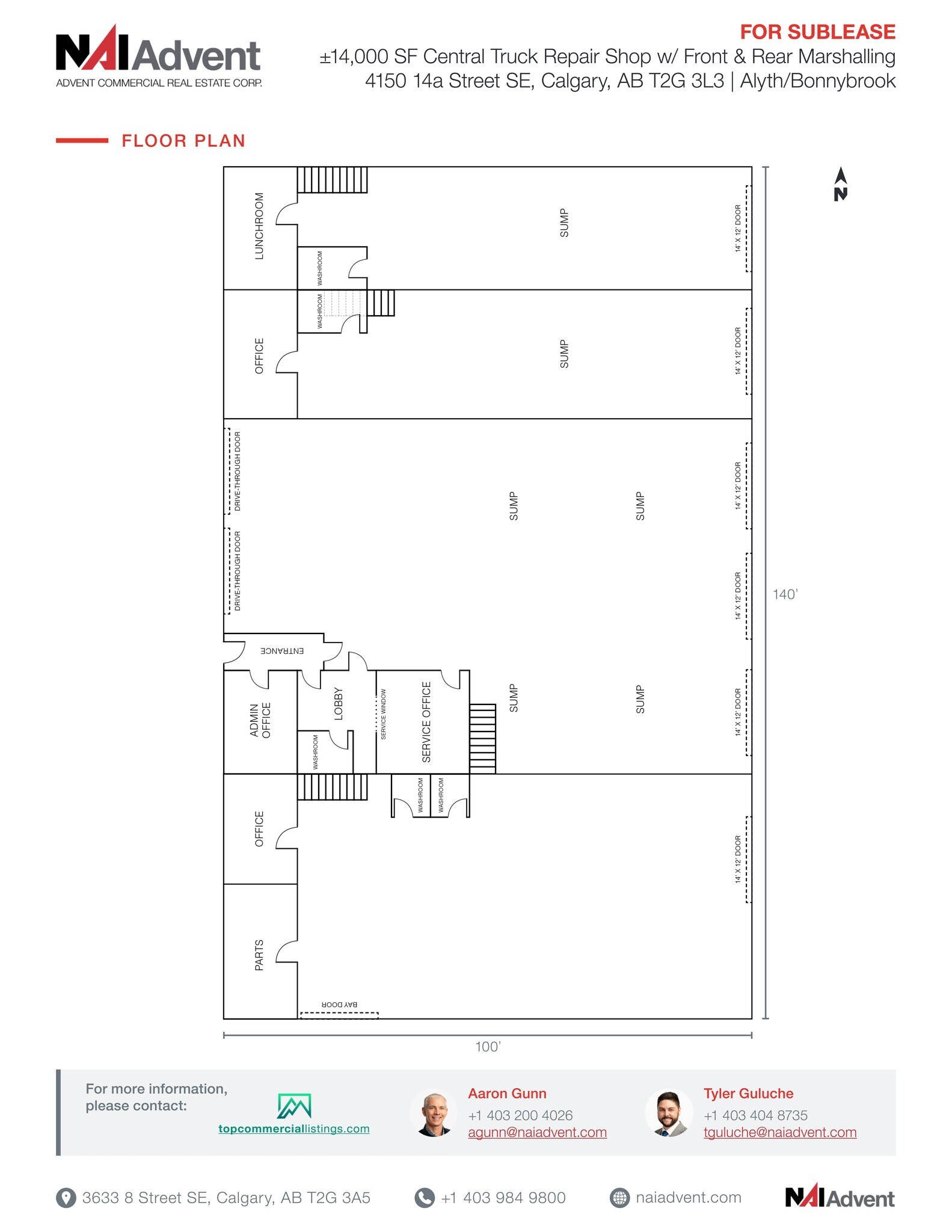 4150 14A St SE, Calgary, AB for lease Site Plan- Image 1 of 3