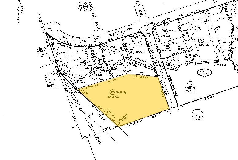 3202 Hoover Ave, National City, CA for sale - Plat Map - Image 2 of 2