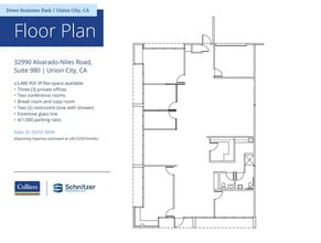 32980 Alvarado Niles Rd, Union City, CA à louer Plan d’étage- Image 1 de 1