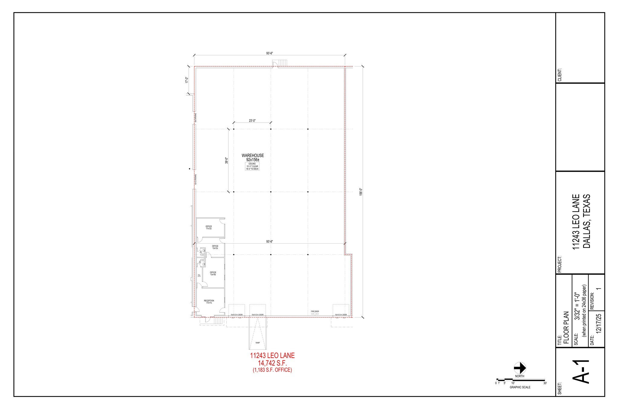 11233-11251 Leo Ln, Dallas, TX for lease Site Plan- Image 1 of 1