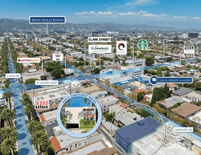 Plus de détails pour 439 S Oakhurst Dr, Beverly Hills, CA - Multi-résidentiel à vendre